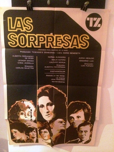 Afiche De Cine Original - Las Sorpresas