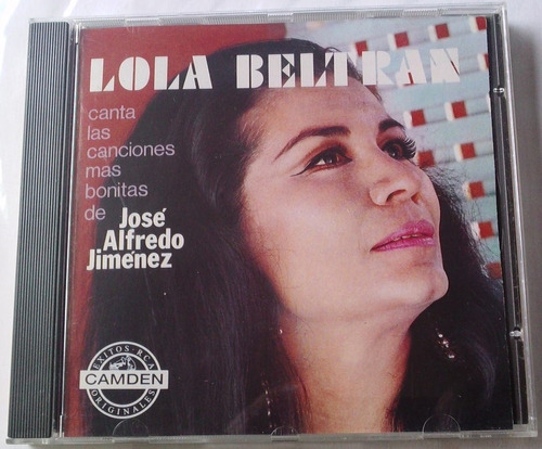 Lola Beltran Canta Las Canciones + Bonitas D Jose Alfredo Cd