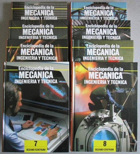 Enciclopedia De La Mecánica Ingeniería Y Técnica 8 Tomos - O