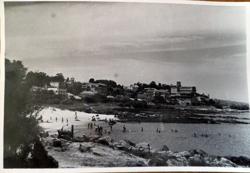 Antigua Fotografia 1940 Playa De Los Ingleses Hotel Oceania