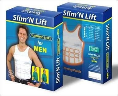 Camiseta Faja Termica Reductora Hombre Adelgaza Slim`n Lift