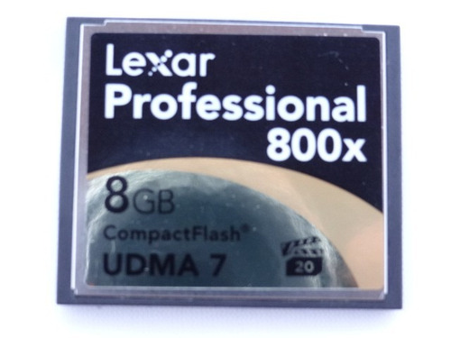 Cartão Lexar Professional 800x 8gb 120mb/s