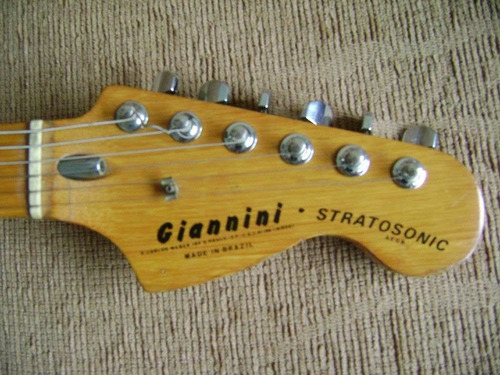 Guitarra Giannini Stratosonic Ae08 - Decal Do Headstock