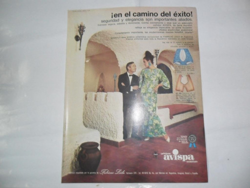 Ceñidores Avispa Fabricas Leila Medias Namba Publicidad 1967