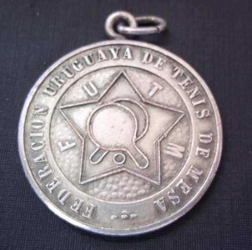 Medalla Fed.uruguaya Tenis De Mesa- Año 1964