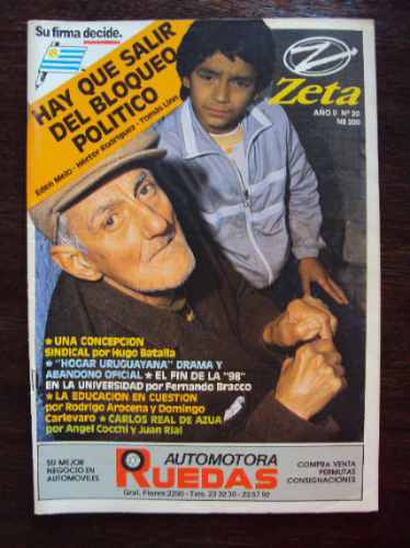 Revista Zeta Año Ii  Nº 20 1987 Batalla Director. Real D Azu