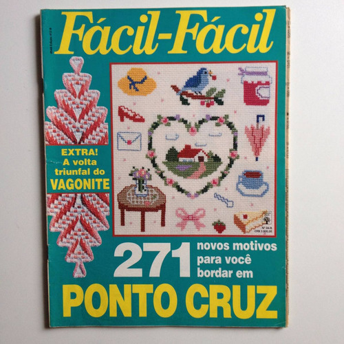 Revista Fácil Fácil Ponto De Cruz A Volta Do Vagonite Nº412