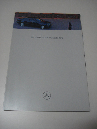 Catálogo Folheto Encarte Mercedes Benz Clk Sport  Ano 1997