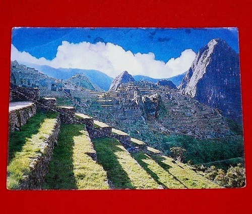 Postal Antigua Machu Picchu Panorámica 1987 Cusco Bachmann