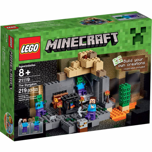 Lego Minecraft 21119 219 Piezas Mejor Precio!!