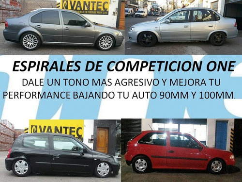 Juego De Espirales Competicion Peugeot 308 / 408  Superbajos