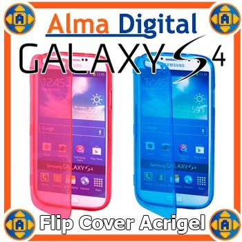 Imagen 1 de 3 de Flip Cover Gel Samsung S4 Estuche Forro Protector Siv I9500