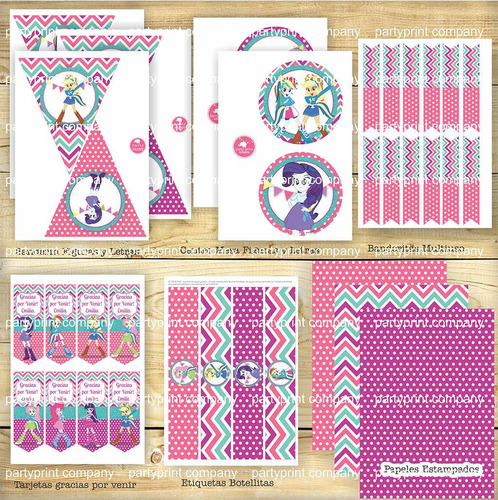 Kit Imprimible Equestria Girls Pequeño Ponny