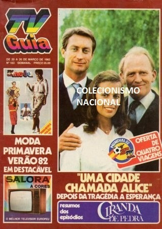 Tv Guia 1982 Thin Lizzy Hong Kong Rock Hudson Eva Wilma