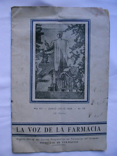 Revista Antigua De Farmacia Coleccionable/publicidad