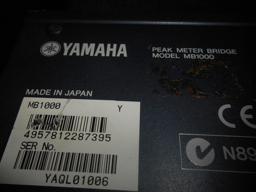 Yamaha Mb1000 Peak Meter Bridge Para Dm1000 (804a)