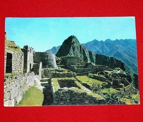 Postal Antigua Machu Picchu 1977 Torreón Ciudadela Huayna P