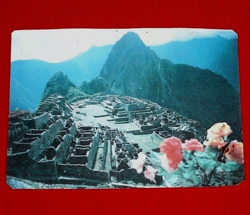 Postal Antigua Machu Picchu Vista Panorámica Cusco Perú