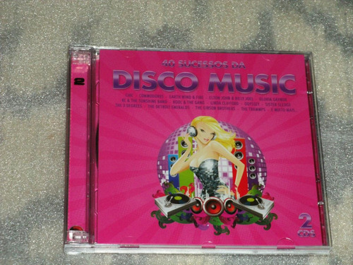 Cd Duplo 40 Sucessos Da Disco Music