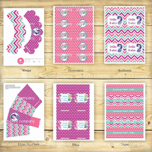 Kit Imprimible Equestria Girls Pequeño Ponny
