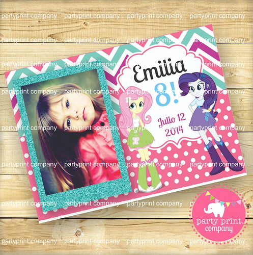 Kit Imprimible Equestria Girls Pequeño Ponny