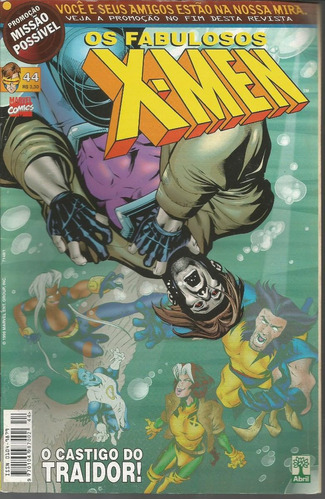Os Fabulosos X-men N° 44 - Abril - Bonellihq Cx401 