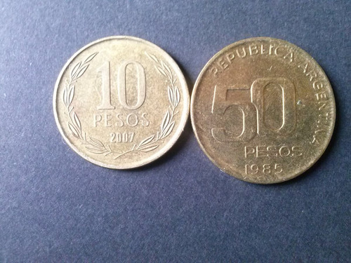 Moneda Argentina 50 Pesos Bronce 1985 (c7)