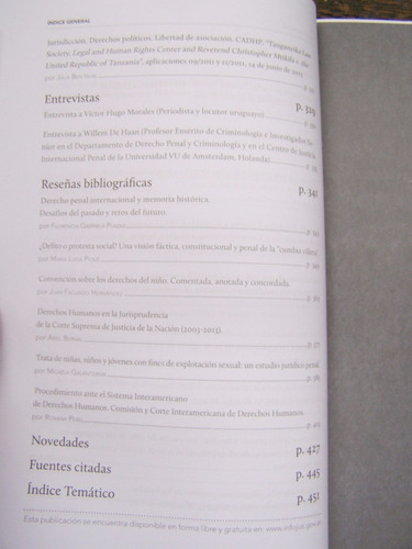 Imagen 4 de 4 de Derechos Humanos Nº 5 * Junio 2014 * Infojus *