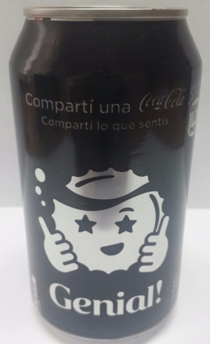 Lata De Coca Cola Zero Con Emoticones (genial!)