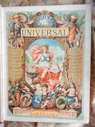 Novísima Geografía Universal 4 Tomos 1886 - Salvatella