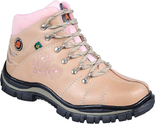 Bota Feminina Tênis Adventure Coturno  Trilha 100%couro 933