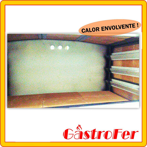 Imagen 3 de 4 de Horno Pastelero Pizzero 6 Moldes Con Pie Somos Fabricantes