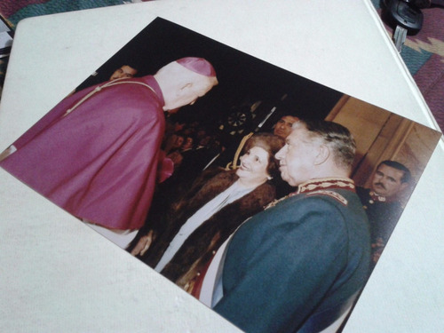 Fotografia Augusto Pinochet Junto A Esposa