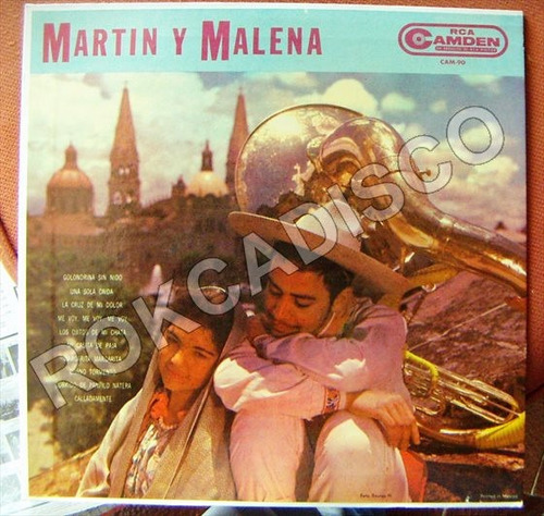 Bolero, Martin Y Malena, Lp 12´, Hecho En México,golondrina 