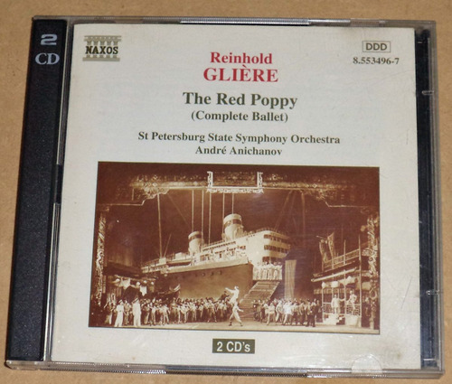 The Red Poppy Gliere Anichanov Opera 2 Cds Aleman Kktus