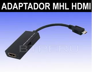 Adaptador Mhl Hdmi Tv Xperia Sony Z1 Z T Compact M7 M8 LG G