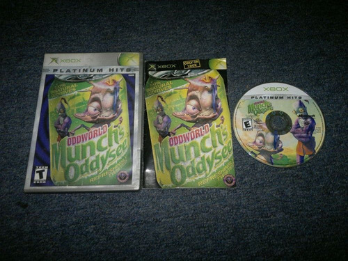 Oddworld Munch Oddyssey Completo Xbox Normal,checalo