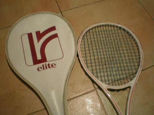 Raqueta Elite Mid Size Impecable Con Funda