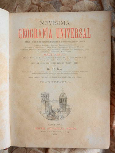Novísima Geografía Universal 4 Tomos 1886 - Salvatella