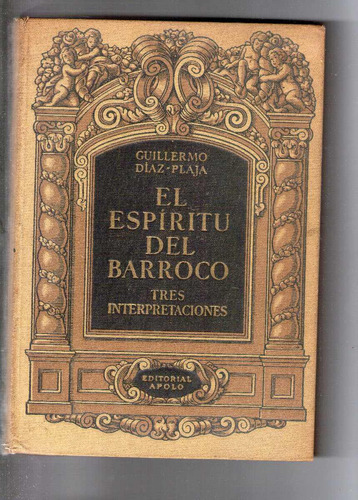 El Espiritu Del Barroco Guillermo Diaz-plaja C12