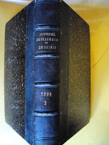 Journal De Pharmacie Et De Chimie Año 1890 Frances Quimica