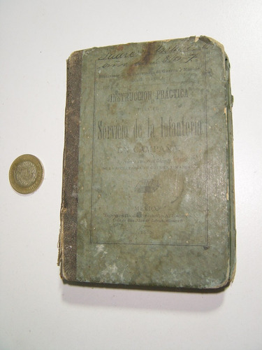 Libro Antiguo Instrucción Práctica Servicio De La Infantería