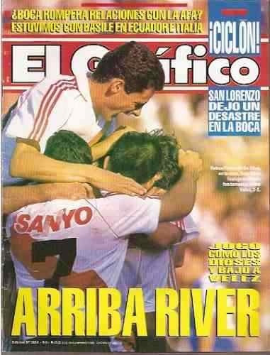 Revista Grafico 3834 River Velez Boca San Lorenzo Senna