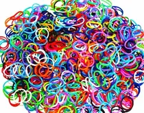 Comprar 5 Sobres De 150 Gomitas Aguja Para Hacer Pulseras Loom Bands