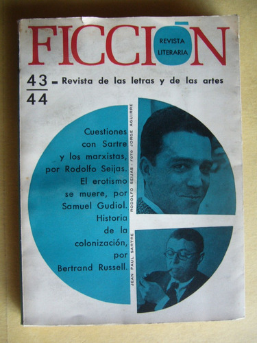 Revista Literaria Ficción 43-44 / Año 1963 / Sartre Russell