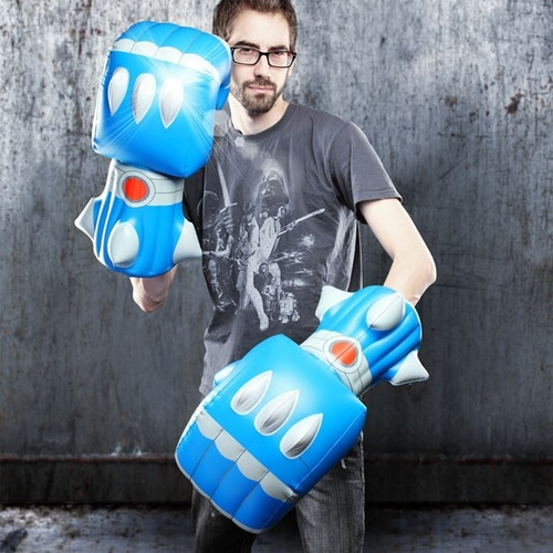 Imagem 3 de 3 de Luva Robô Gigante Inflável Importado Original Think Geek