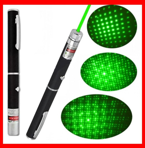 Imagen 2 de 5 de Apuntador Láser Verde 100mw 30 Km Multipuntos + Envio Gratis