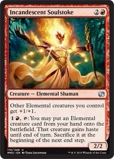 Cartas Magic: Incandescent Soulstoke Nm Mm2 Mtg Bsas