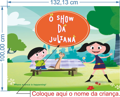 Painel Decorativo Festa Infantil O Show Da Luna  (lona)
