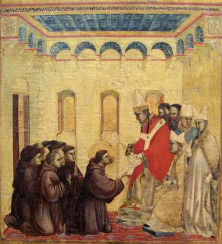 Lamina 30x45cm Arte - Pintores - Giotto Franciscanos